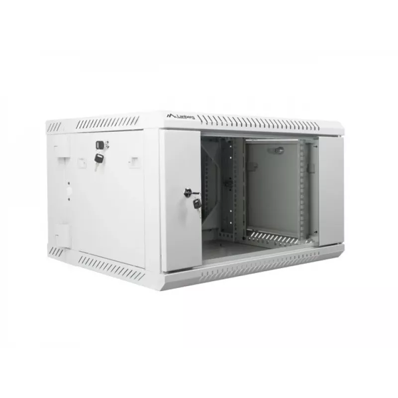 Lanberg WF02-6606-10S szafa rack 6U do montażu naściennego szara