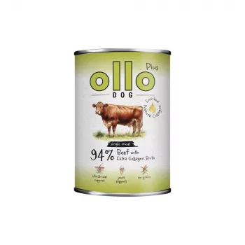 Ollo Plus Kolagen Wołowina 400g puszka karmy dla psa
