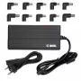 zasilacz IBOX IUZ90WA 90 W, wejście 100–240 V, wyjście 4,5 A, regulowane napięcie, do użytku wewnętrznego, czarny