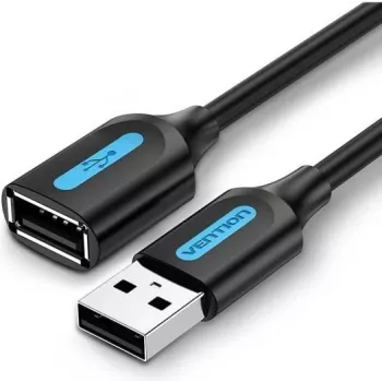Przedłużacz USB 2.0 męsko-żeński Vention CBIBG 1,5 m — czarny