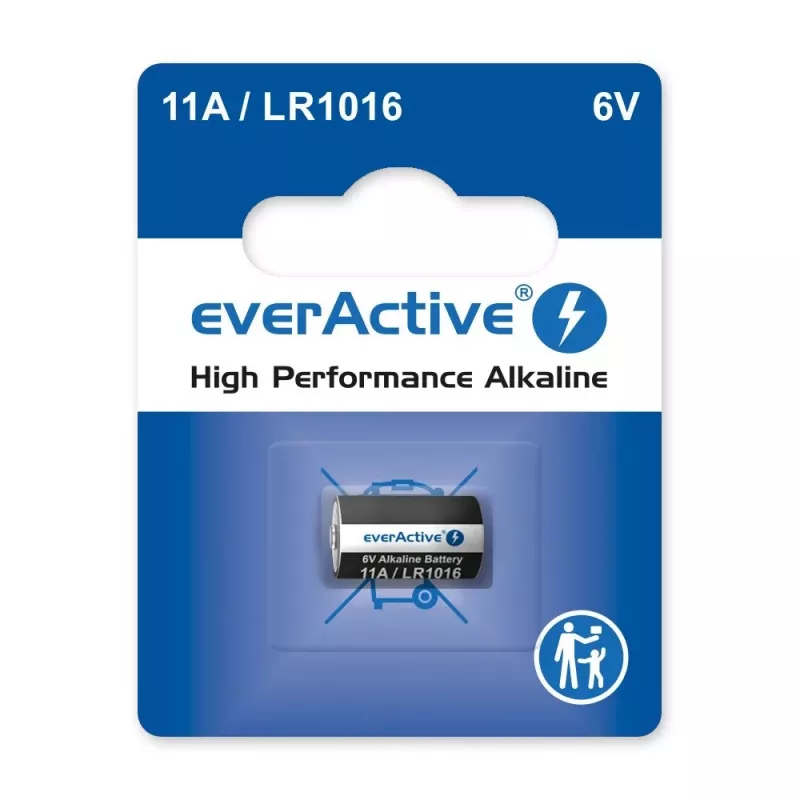Bateria do pilota samochodowego everActive 11A LR1016 MN11 6V alkaliczna, pastylkowa 10,3×16 mm, 1 szt.