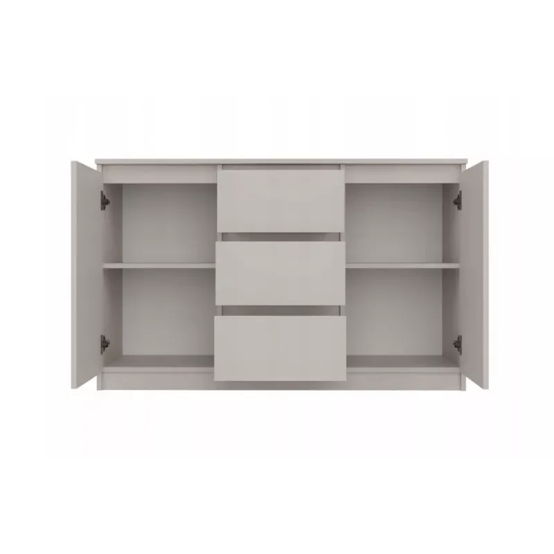 komoda z 2 drzwi i 3 szuflady, kolor kaszmirowy