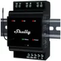 Inteligentny przekaźnik Shelly Wave PRO 3 — czarny, obudowa z tworzywa sztucznego, 110–240 V AC, 50–60 Hz, 0,3 W, 53×59×96 mm