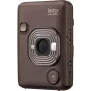 Natychmiastowy aparat fotograficzny Fujifilm Instax mini LiPlay — 1/5 cala 2560×1920 CMOS, wydruki 86×54 mm, 2.7 cala TFT, brązowy