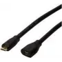 Logilink - Przedłużacz USB - Micro-USB Type B (M) na Micro-USB Type B (W) - USB 2.0 - 3 m - Czarny (CU0124)