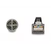Kabel sieciowy DeLOCK M12 X-kodowany 8-pinowy męski do RJ45 męski PUR (TPU) 1 m