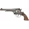 Pulio metal cowboy revolver 12 rounds toy gun, model 155122/0