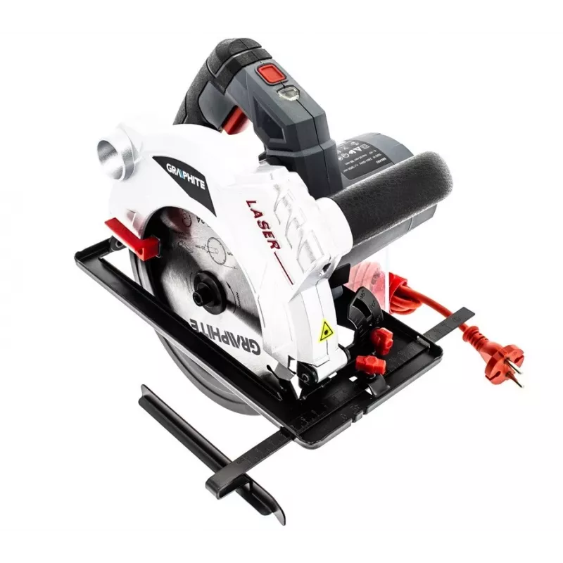 Piła tarczowa 1500W Graphite tarcza tnąca 185 mm