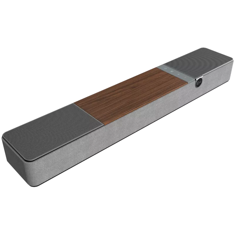 Soundbar KLIPSCH Flexus CORE 100 — 2.1 kanały, 100 W, wbudowany subwoofer, Szary/Orzech