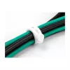 Opaska zaciskowa wielokrotnego użytku DeLOCK Soft Tie 10 sztuk czarno-białe