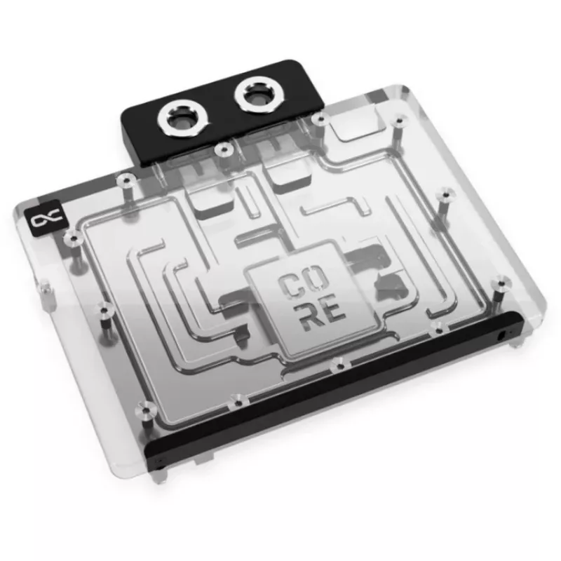 Backplate Alphacool 10260 Aluminium Chrome miedź Czarny 154mm