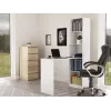 Topeshop R50 BIEL Z BIURKIEM biurko komputerowe biały