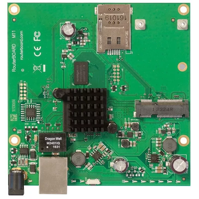 Router przewodowy Mikrotik RBM11G Czarny, Zielony, Szary