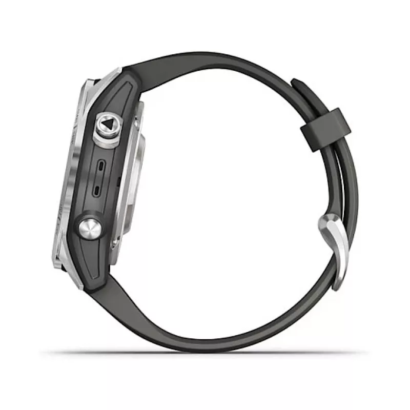 Garmin fēnix 7S Pro 3,05 cm (1,2 inch) MIP 42 mm Cyfrowy 240 x 240 pikseli Ekran dotykowy Srebrny Wi-Fi GPS (satelitarny)