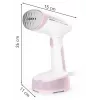 Parowy steamer ręczny Tefal DT3050, 1300 W, 20 g/min pary, zbiornik 0,12 L, przewód 2,6 m, różowy