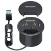 Hub USB GRAUGEAR G-THUB-AU-60 USB 3.2 Gen 1 Type-A czarny