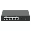 Przełącznik Gigabit 5xPoE Passthrough zasilany przez PoE lub AC, 68W