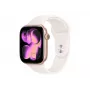 Apple Watch Series 11 GPS 46mm koperta ze stopu aluminium w kolorze różowego złota i sportowy pasek w kolorze jasnego różu - S/M | Apple