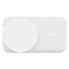 Belkin UltraCharge 25W Qi2 składana bezprzewodowa stacja ładująca 2w1, biała (WIZ038KQWH)
