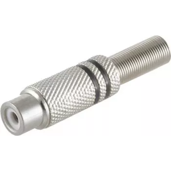 Złącze cinch ShiverPeaks 52001-S metalowe, 6 mm, czarne
