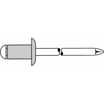 Nit zrywalny GESIPA 1455055 Al/A2 5×25 mm, zakres chwytania 15,0–20,0 mm, opakowanie 250 szt.