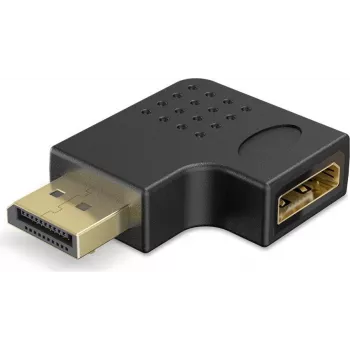 Goobay DisplayPort Angled Adapter 90° Right czarny (77131)