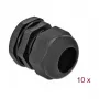 kabel Gland DeLOCK 60224 Czarny Plastic 10 szt.