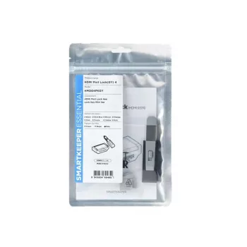 Blokada portu HDMI Smartkeeper HMD04PKGY Szary zabezpieczenie przed nieautoryzowanym dostępem