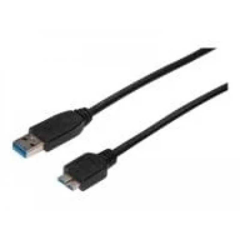Kabel ASSMANN SuperSpeed USB 3.0, wtyk USB A – wtyk micro USB B, Cu AWG 28, podwójnie ekranowany, dł. 1,0 m (AK-300116-010-S)
