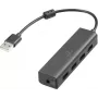 Renkforce RF-6382720 USB-Hub 4 Port USB-A USB 2.0 480 MBit/s Czarny RF-USBH-110 (RF-6382720)