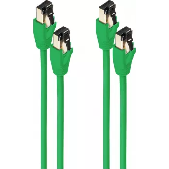 Kabel sieciowy ShiverPeaks BS08-41053-2 zielony 5 m Cat8.1 F/FTP
