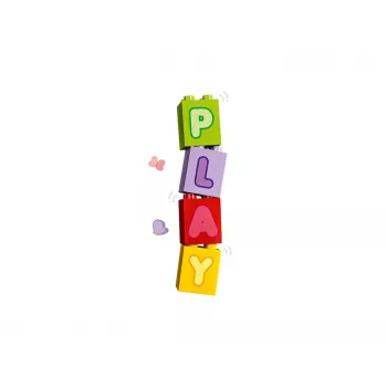 Zabawka konstrukcyjna LEGO DUPLO 10421 Ciężarówka ABC, 36 elementów, 2 minifigurki, dla dzieci od 2 lat, wymiary 110×140×70 mm