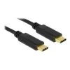 Kabel USB DeLOCK 83868 USB 2.0 4m USB C Czarny