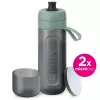 Brita Sports Water Filter Bottle Active Dark zielony, zielony