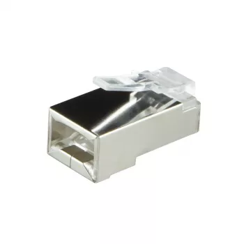 Złącze przewodowe RJ45 LogiLink MP0022 Czarny Przezroczysty