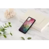 Etui iKins do Samsung Galaxy S20+ — wzór wodnego kwiatu, czarne