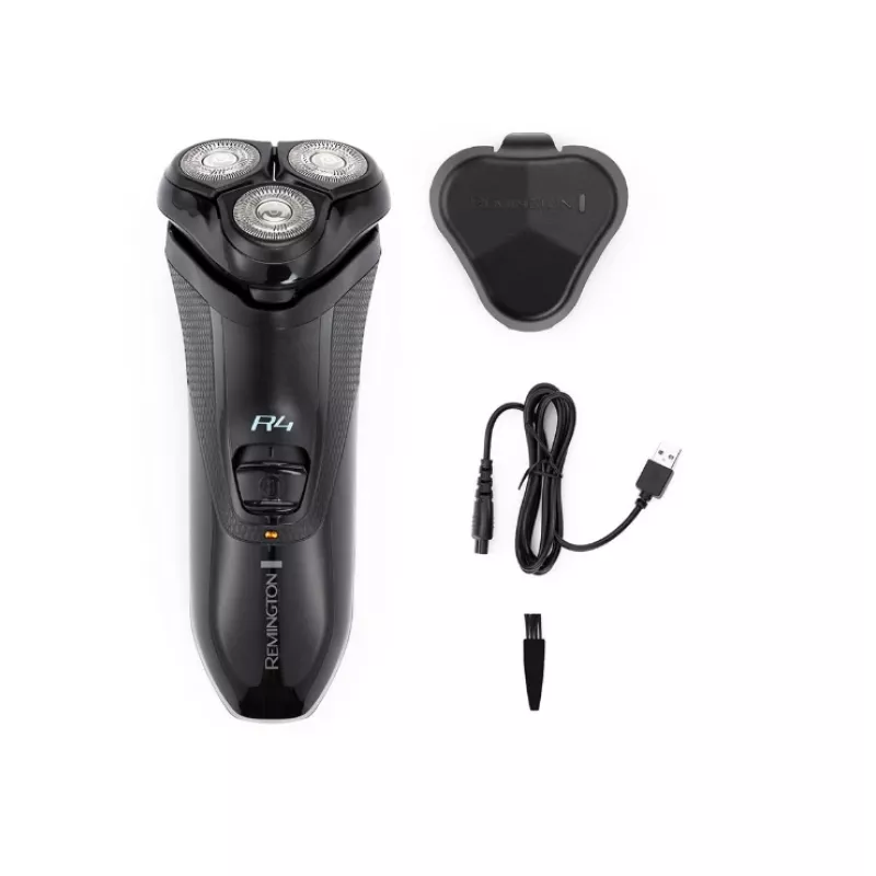 Golarka rotacyjna Remington R3600 Czarna Zasilany bateriami 40 min