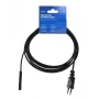 Savio - Przewód zasilający 2-pin M 3m CL-105 Czarny - Kabel (CL-105)
