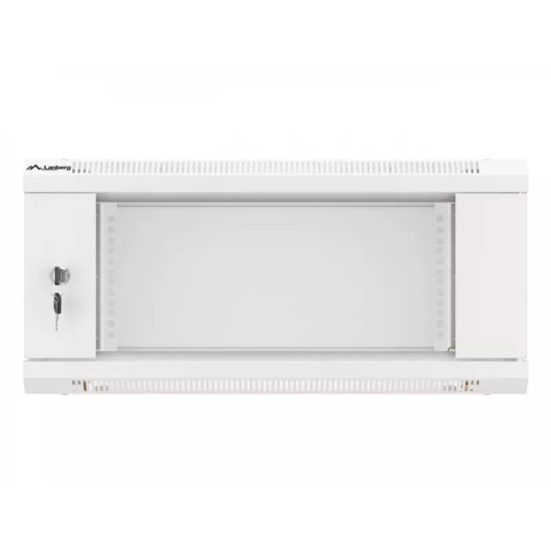 Lanberg WF01-6404-10S Szafa rack 4U wisząca, półka ścienna, szara (WF01-6404-10S)
