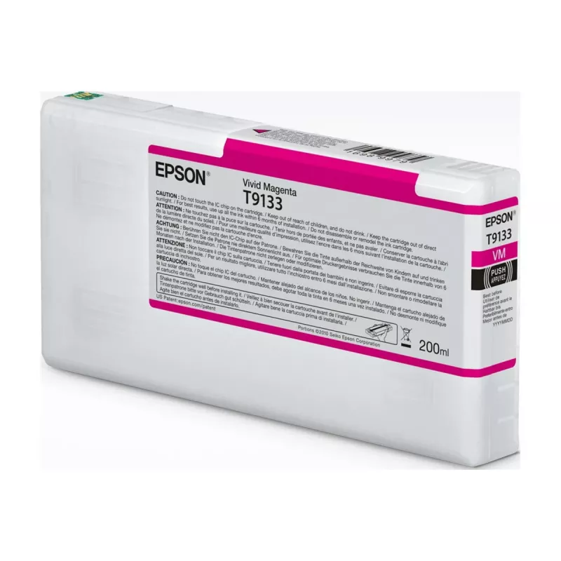 Wkład atramentowy Epson T91330N Vivid magenta – Oryginalny Epson T91330N, Vivid magenta