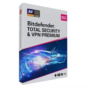 Bitdefender Total Security + Premium VPN | 5 PC | 1 Rok | Tylko UE