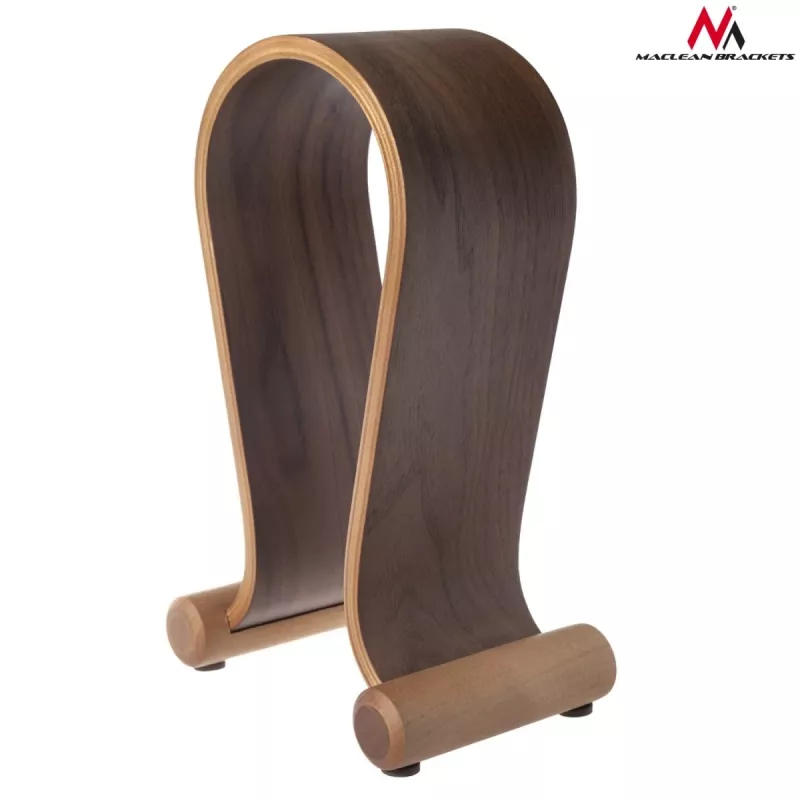 Uchwyt na słuchawki MC-815W, drewno, 400 g, orzech