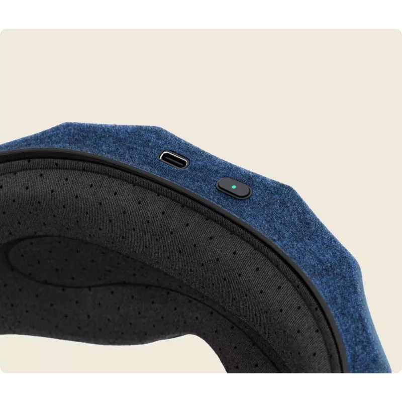Therabody SleepMask masażer Face Czarny, Niebieski