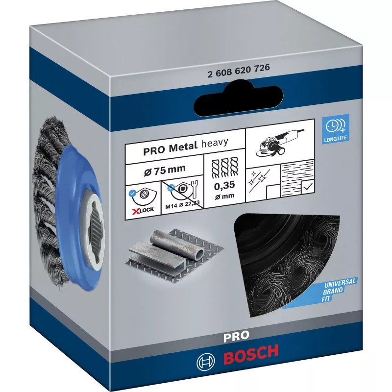 Bosch 2 608 620 726 szczotka garnkowa do szlifierki kątowej