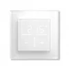 Szklany termostat ścienny Homematic IP 161333A0 z czujnikiem CO2, cyfrowy RF, 230 V, 54,5×54,5×29 mm