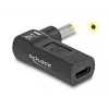 DeLOCK Adapter USB Type-C™ złącze żeńskie na HP 4.8 x 1.7 mm złącze męskie 90° kątowe