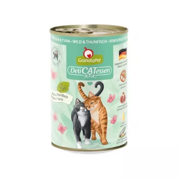 Mokra karma dla kota Fox4Pets Granatapet DeliCATessen Venison & Tuna 400 g