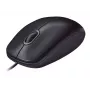 Logitech M90 przewodowa mysz optyczna biurowa — 1000 DPI, symetryczna, USB Type-A, czarna