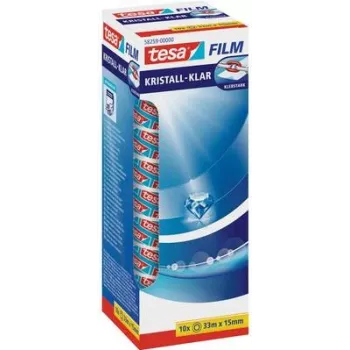 Taśma klejąca Tesa Film 58259 przezroczysta, 33 m x 15 mm, opakowanie 10 rolek