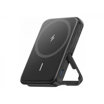 Ładowarka przenośna Anker 322 MagGo — 5000 mAh, bezprzewodowa 12 W, czarna
